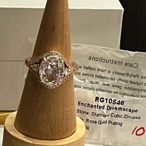 BP Enchanted Dreamscape Diamond CZ Rose Gold Ring RG10546 Size 10